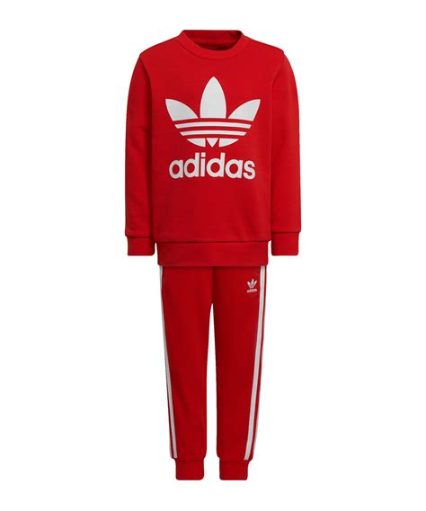 adidas kinder anzug rot|Rot .